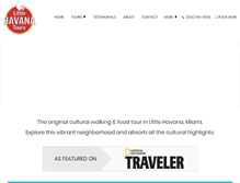 Tablet Screenshot of littlehavanawalkingtour.com